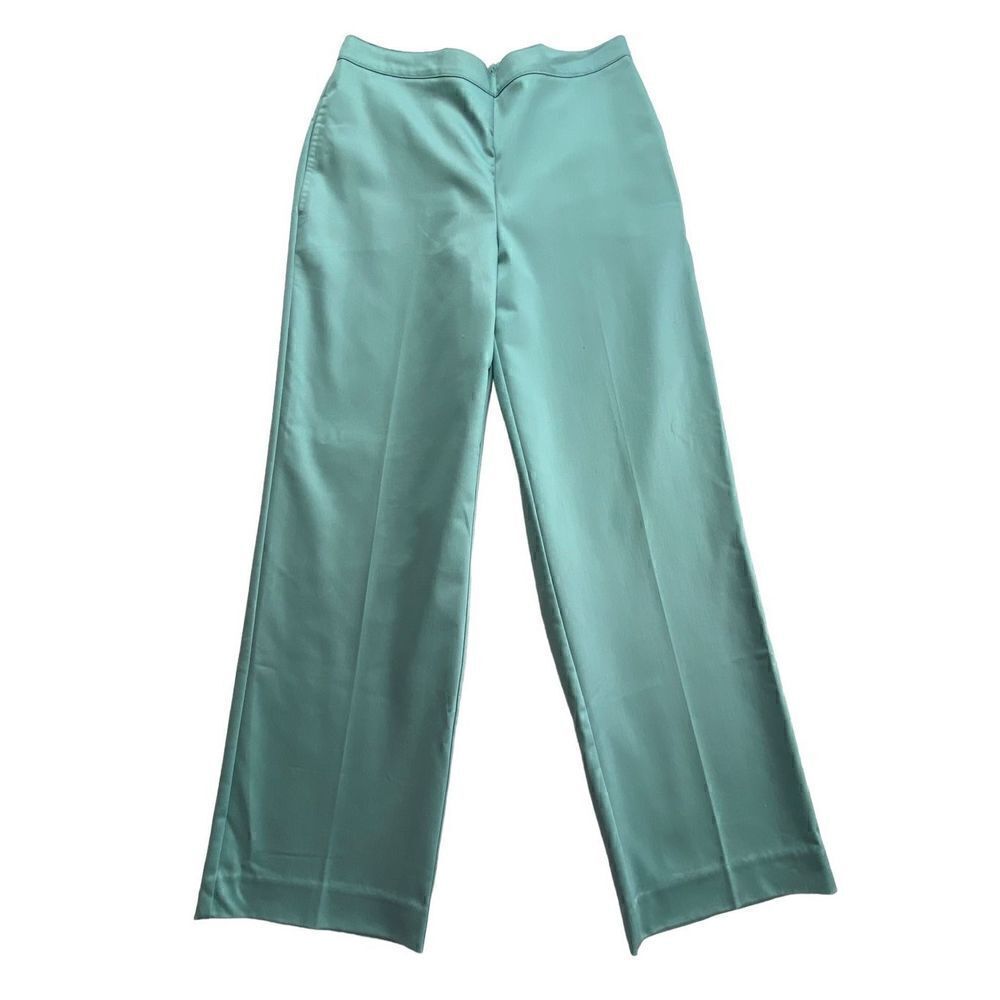 ALFRED DUNNER Women’s SIZE 8 COTTAGE CHARM Classic Fit Pants - MINT
